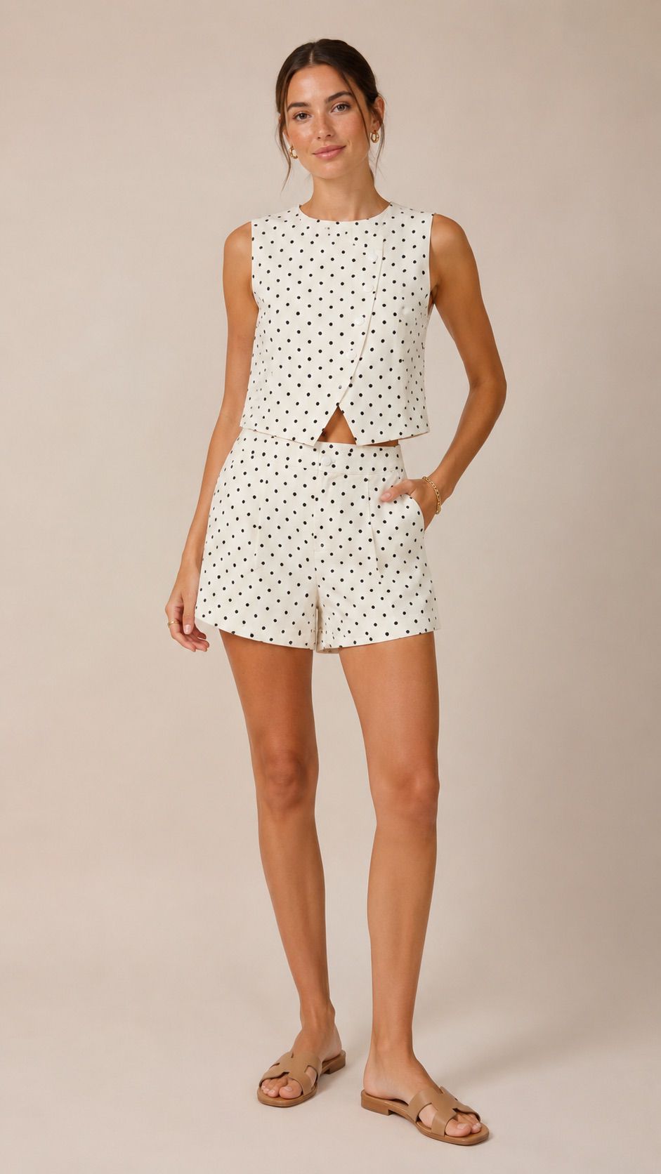 MIRIAM POLKA DOTS SET
